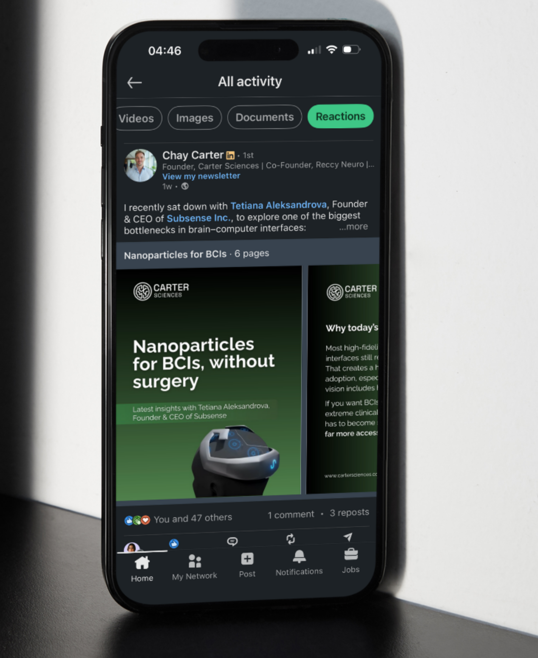 LinkedIn content strategy work examples