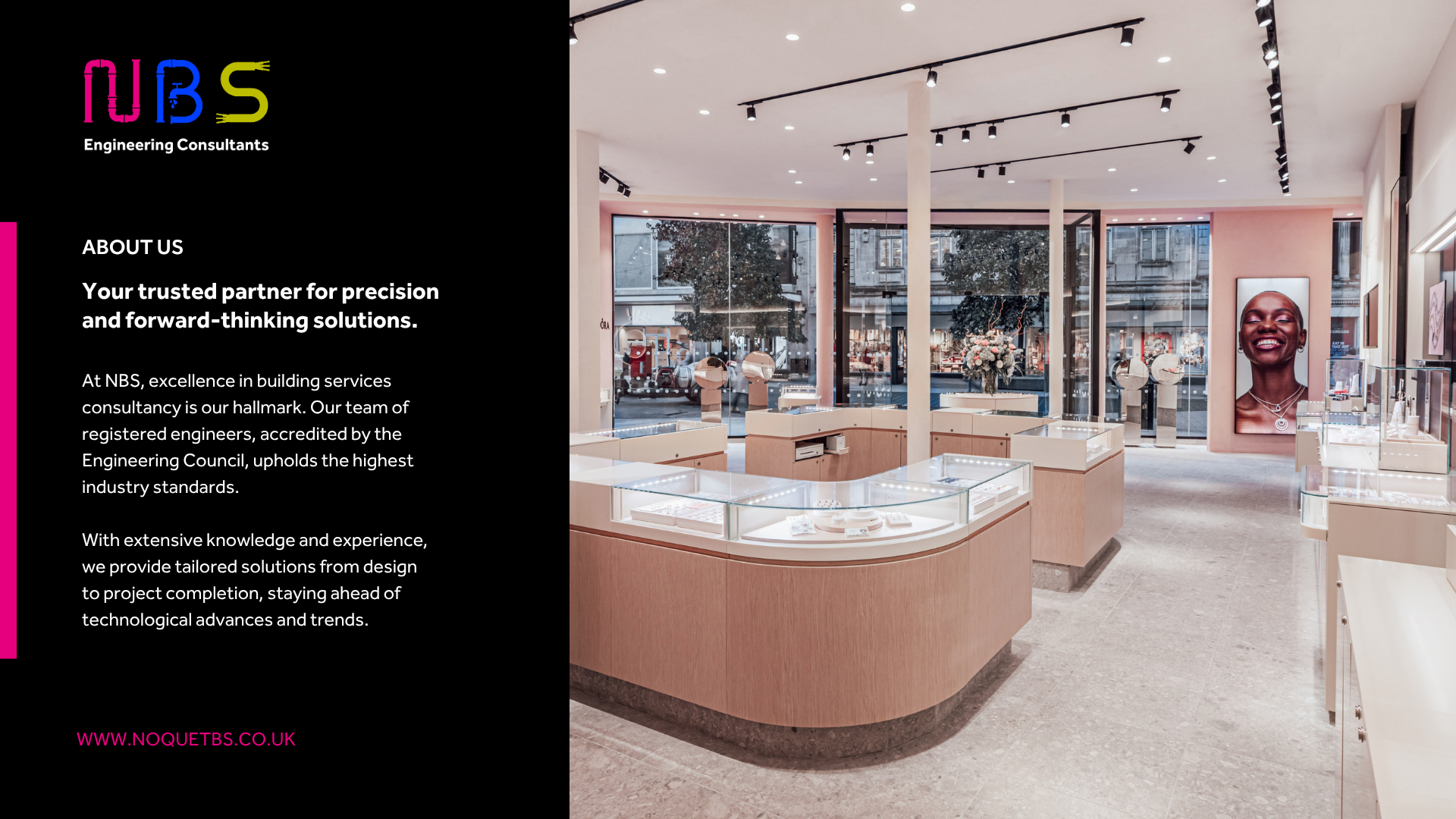 NBS engineering consultants branded overview document page 2