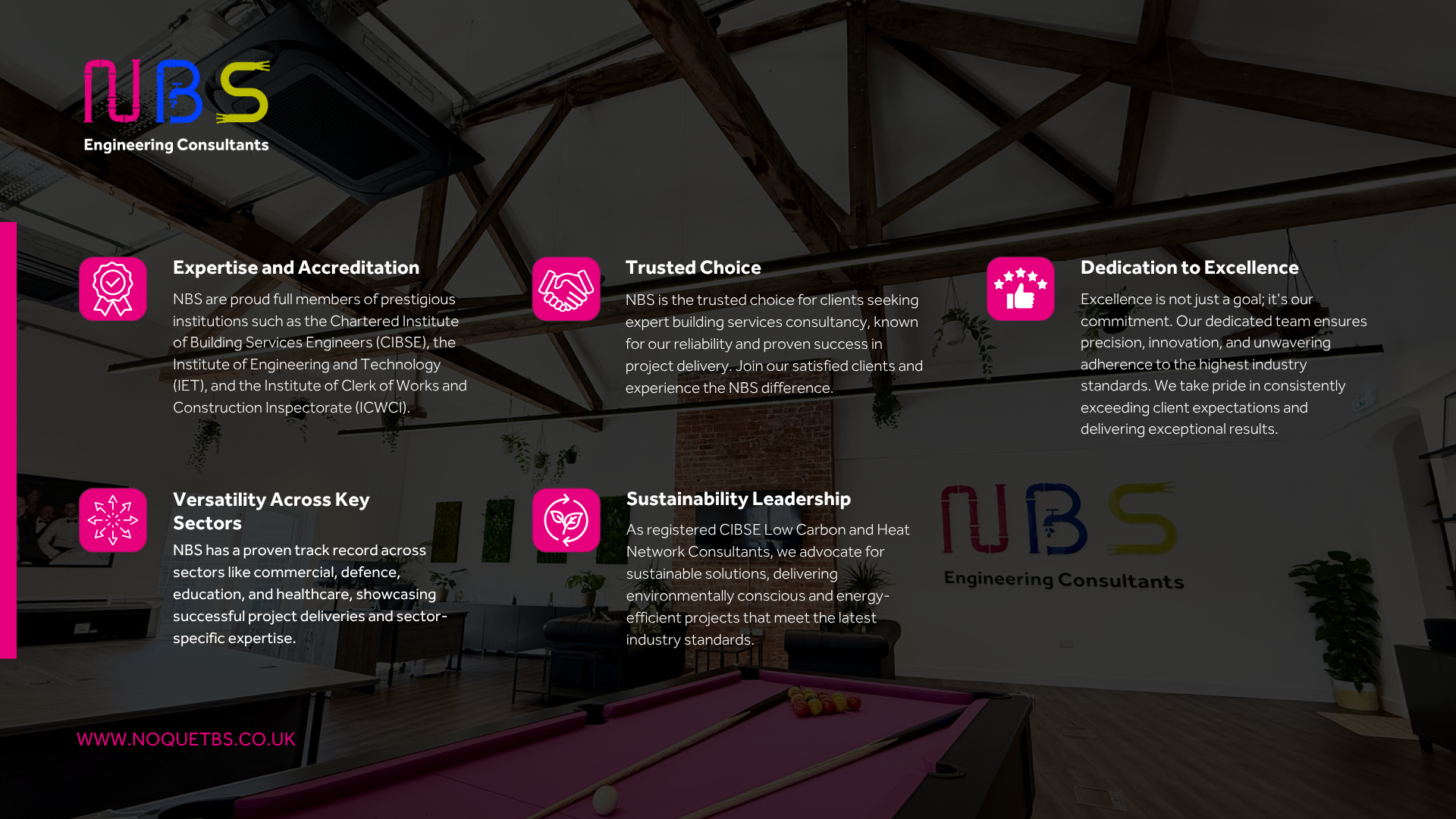 NBS engineering consultants branded overview document page 3